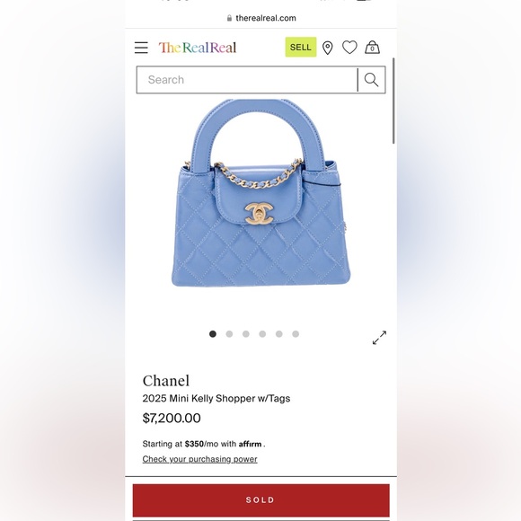 NWT Chanel Kelly Shopper Shiny Aged Calfskin Blue Box & Dust Bag - Giftable - Picture 3 of 11